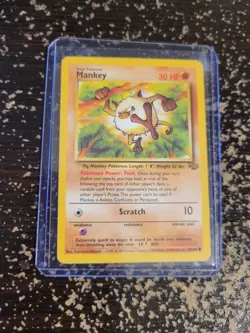 Pokemon TCG Mankey Jungle 55/64 Regular Unlimited Common - Image 4