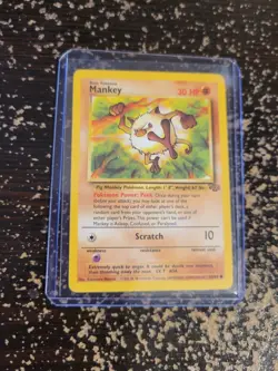 Pokemon TCG Mankey Jungle 55/64 Regular Unlimited Common - Image 5