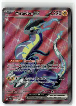 Miraidon ex ⭐ 227/198 Holo Ultra Rare Scarlet & Violet 2023 Pokemon NM - Image 1