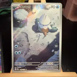 Snover 140/132 Mega Evolution Illustration Rare Full Art Holo Pokemon TCG MINT - Image 1
