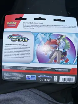 Pokemon Scarlet & Violet 9 Journey Together 3Pk Blister - SEALED IN HAND - Image 2