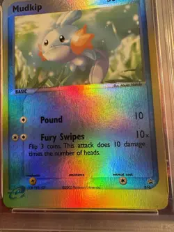 2003 POKEMON BLACK STAR PROMO #010 MUDKIP-REVERSE FOIL PSA 9 - Image 2