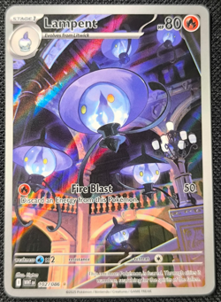 Lampent - 102/086 - Illustration Rare - S&V: White Flare - Pokemon TCG - Image 1
