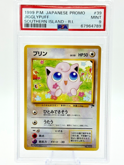 🌟VINTAGE PROMO🌟PSA 9 MINT 1999 Pokemon Japanese Southern Island JIGGLYPUFF #39 - Image 1