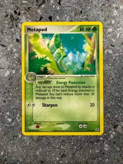 Pokemon TCG Cards Metapod 39/112 FireRed & LeafGreen FRLG Uncommon MINT - Image 1