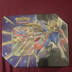 Pokemon Slashing Legends Tin Zacian ex Booster Foil Promo Card Box English 2025 - Image 1