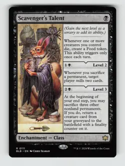 Scavenger's Talent*Non-Foil* Bloomburrow 111 MP - Image 1