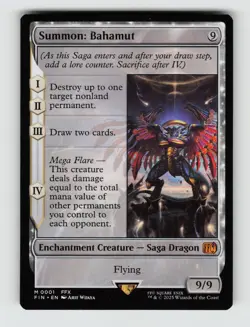 Summon: Bahamut*Non-Foil* FINAL FANTASY 1 NM - Image 1