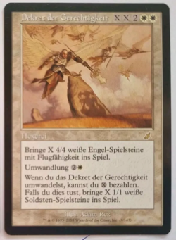 Dekret der Gerechtigkeit / Decree of Justice - SCOURGE - deutsch (good +) - Image 1