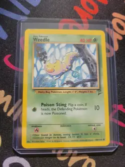 Pokemon TCG Weedle Base Set 2 100/130 Regular Unlimited Common - Image 3