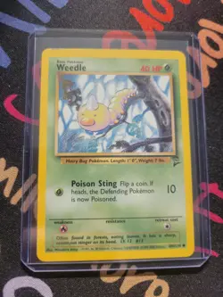 Pokemon TCG Weedle Base Set 2 100/130 Regular Unlimited Common - Image 5