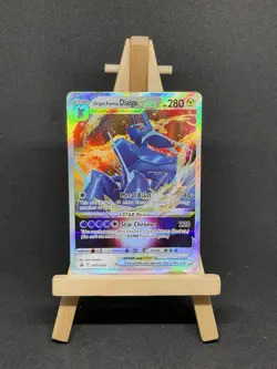Pokemon TCG Origin Forme Dialga V Star SWSH256 Black Star Promo - Image 1