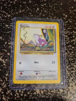 Pokemon TCG Rattata Base Set 61/102 Regular Unlimited Common - Image 4