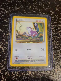 Pokemon TCG Rattata Base Set 61/102 Regular Unlimited Common - Image 5
