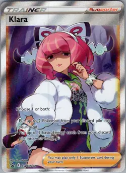 Klara (Full Art) SWSH302 SWSH: Sword & Shield Promo Cards - Pokemon Card - NM - Image 1