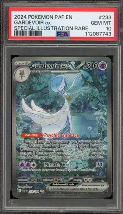 Pokemon Gardevoir ex Paldean Fates Special Illustration Rare #233 PSA 10 - Image 1