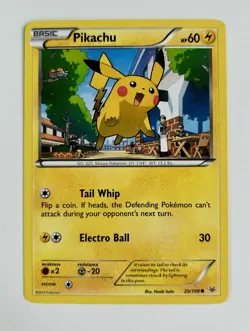 Pikachu 2015 Pokemon XY - Roaring Skies Common #20/108 * Light Play - Image 1