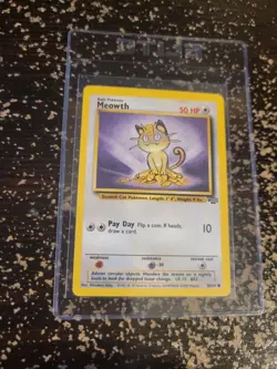 Pokemon TCG Meowth Jungle 56/64 Regular Unlimited Common - Image 3