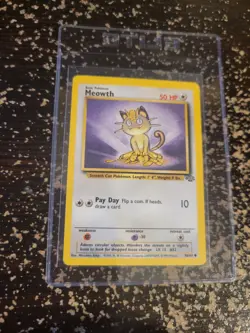 Pokemon TCG Meowth Jungle 56/64 Regular Unlimited Common - Image 4