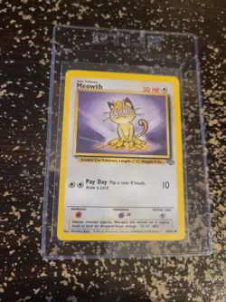 Pokemon TCG Meowth Jungle 56/64 Regular Unlimited Common - Image 5