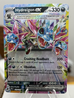 Pokemon Surging Sparks Hydreigon EX 119/191 Double Rare Holo Pack Fresh - Image 1