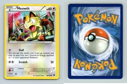 Meowth #88/114 XY Steam Siege Common Pokemon 2016 TCG Card - Image 1