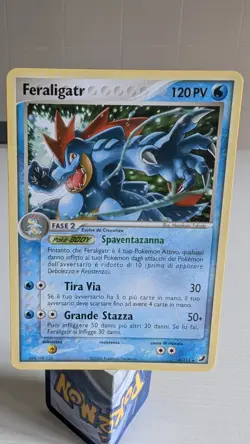 Carta Pokemon Feraligatr 4/115 EX Forze Segrete Rara Good Ita - Image 1