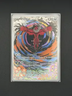 Pokemon Yveltal 205/182 SV04: Paradox Rift Illustration Rare Holo - NM - Image 1