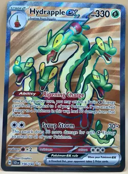 Hydrapple ex 156/142 – Stellar Crown (Ultra Rare Holo) - LP - 2024 Pokemon TCG - Image 1