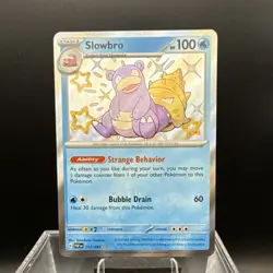 Pokemon Slowbro SV: Paldean Fates 117/091 Rare Holo Stage 1 HP100 - Image 1