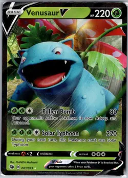 Venusaur V 001/073 Champion's Path - Pokemon Card - NM - Image 1