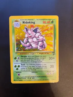 Nidoking 11/130 Base Set - Rare Holo Pokemon Card - Image 1