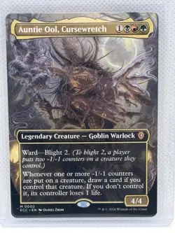 Auntie Ool, Cursewretch (Borderless) Commander: Lorwyn Eclipsed Regular 0002 - Image 1