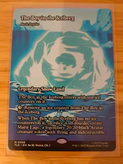 MTG The Boy In The Iceberg (Dark Depths) Borderless 0056 Avatar: TLA M/NM - Image 1