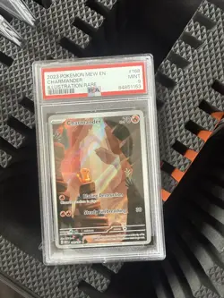 Charmander 168/165 English 151 Illustration PSA 9 Mint Pokemon TCG Rare - Image 1