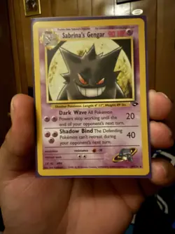 Pokemon Sabrina's Gengar Gym Challenge 29/132 90 HP Rare Regular English - Image 1