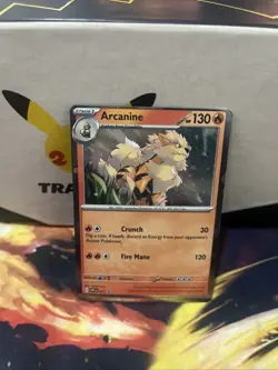 Pokemon TCG Arcanine SVP Black Star Promos SVP011 Holo Promo Cosmos Holo Rare... - Image 1