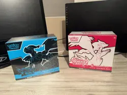 Pokemon Black Bolt and White Flare Pokemon Center ETB Factory Sealed In Hand NEW - Image 1