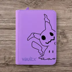 Vault X - 4 Pocket eXo-Tec Zip Binder Folder - Purple Pokemon Mimikyu - Image 1