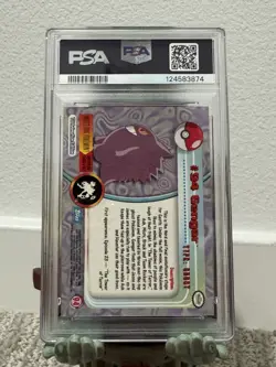 2000 Topps Pokemon TV Gengar #94 PSA 9 - Image 2