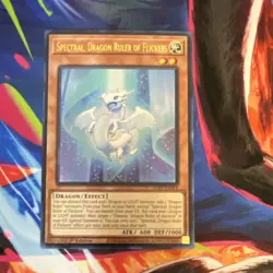 Yu-Gi-Oh! Spectral, Dragon Ruler of Flickers Dragon Effect 1st Edition Konami - Image 1