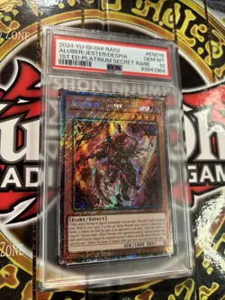 YuGiOh ALUBER THE JESTER OF DESPIA #RA02-EN016🔥PSA 10🔥1st ED-2024 SECRET RARE - Image 5