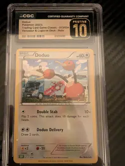 Pokemon Dodrio 014/034 & Doduo 013/034 TCG Classic CGC Pristine 10 Holo Lot - Image 2