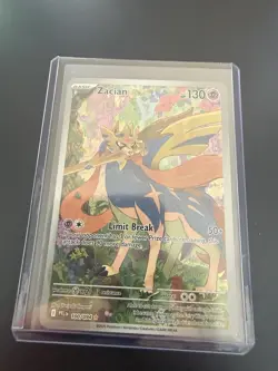 Pokemon TCG Zacian 100/094 Me02: Phantasmal Flames Illustration Rare Holo - Image 3