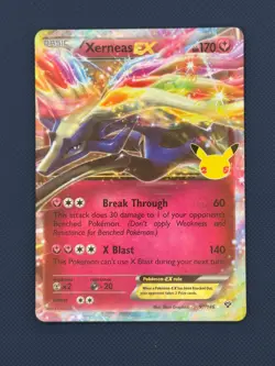 Xerneas EX 97/146 Classic Collection Celebrations: Classic Collection Pokemon NM - Image 1