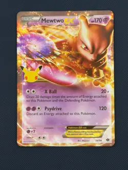 Mewtwo EX 54/99 Classic Collection Celebrations: Classic Collection Pokemon NM - Image 1