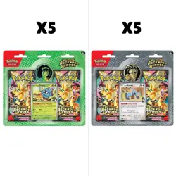 Pokemon TCG - Ascended Heroes Blister Packs Erica/Larry 2x Pack New! X10 - Image 1