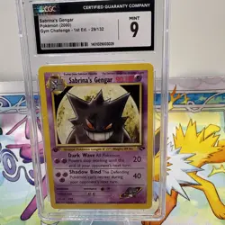 2000 Pokemon Sabrina's Gengar 29/132 1st Edition Rare Library Of Congress CGC 9 - Image 1