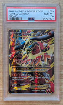 Pokemon - M Lucario EX 55a/111 | PSA 10 | Mega Powers Collection | Promo - Image 1