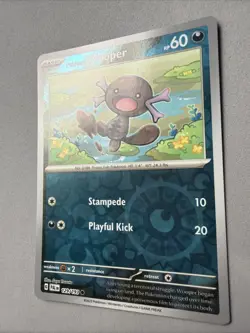Pokemon TCG * SV Paldea Evolved * 129/193 Paldean Wooper REVERSE HOLO Common NM - Image 2